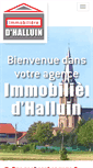 Mobile Screenshot of immobilieredhalluin.com
